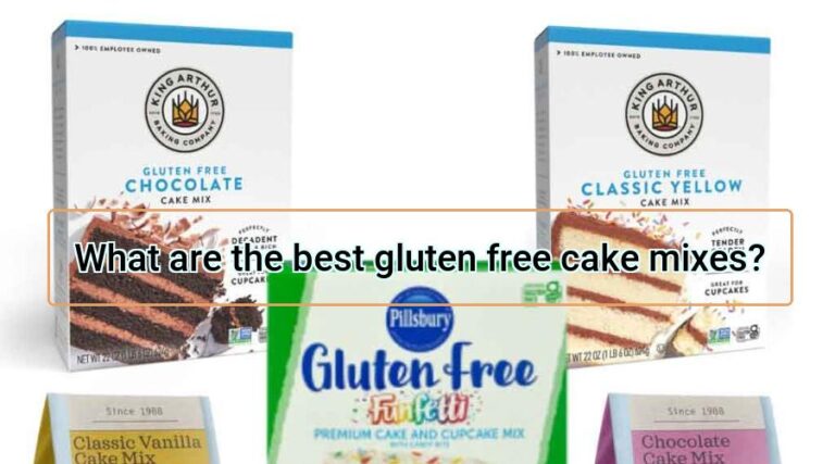 What are the best gluten free cake mixes?