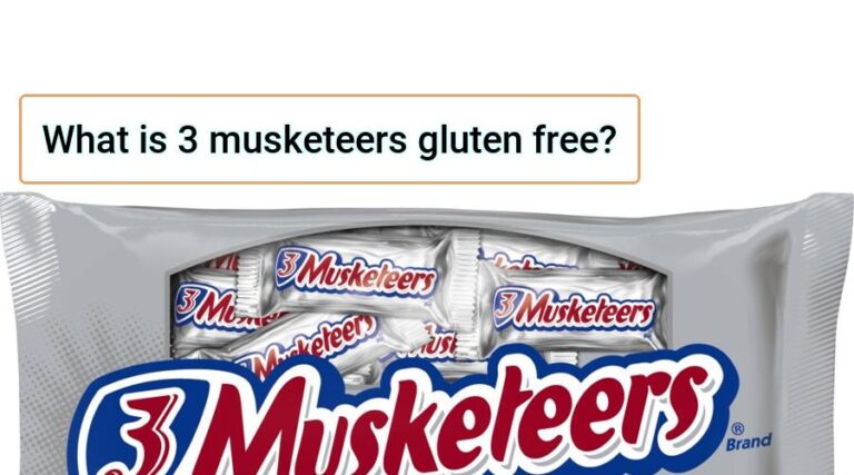 What is 3 musketeers gluten free?